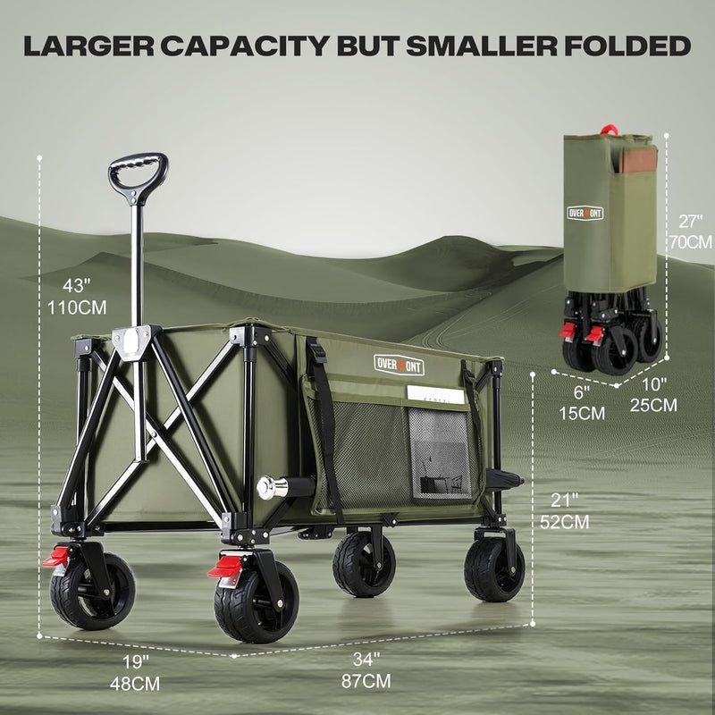 150KG Festival Camping Trolley on Wheels