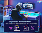 150x50CM Gaming Desk with LED Lights Power