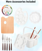 158pcs Deluxe Large Painting Kit with Metal