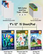 158pcs Deluxe Large Painting Kit with Metal