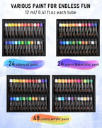 158pcs Deluxe Large Painting Kit with Metal