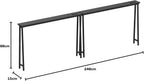 15CM Wide Console Tables Long Narrow Hallway (Set of 2)