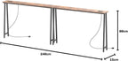 15CM Wide Console Tables Long Narrow Hallway (Set of 2)