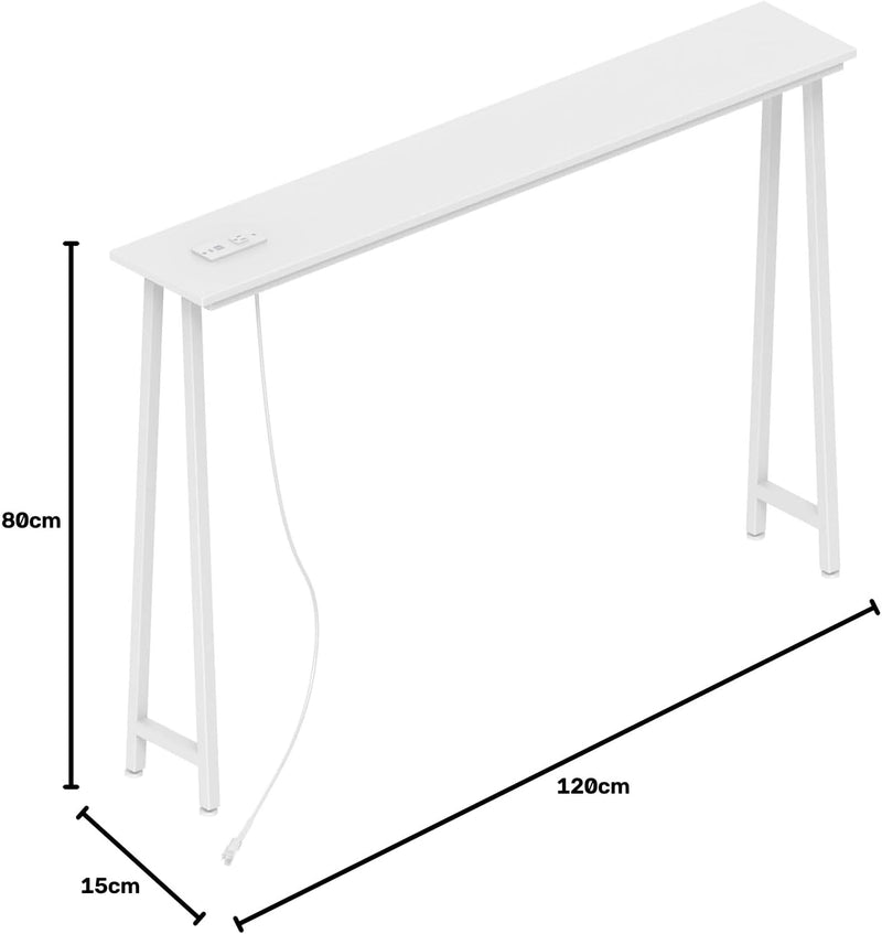 15CM Wide Console Tables Long Narrow Hallway (Set of 2)