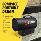15KW Propane Gas Heater 51 000 Btu Portable Space