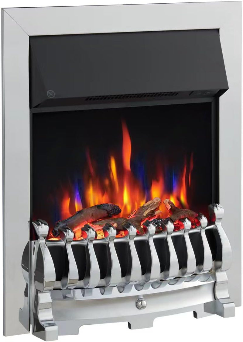 16" Freestanding Electric Fireplace Insert Blenheim Fret Verona