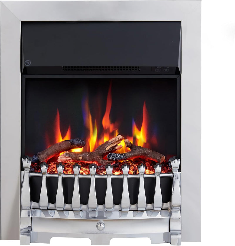 16" Freestanding Electric Fireplace Insert Blenheim Fret Verona