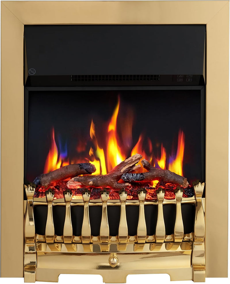16" Freestanding Electric Fireplace Insert Blenheim Fret Verona