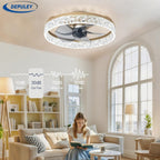 16-Inch Ceiling Fans with Lights: LED Fan Remote