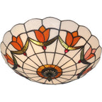 16 Inch Tiffany Style Ceiling Light Flush Mount