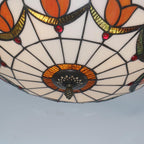 16 Inch Tiffany Style Ceiling Light Flush Mount