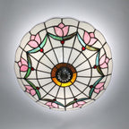 16 Inch Tiffany Style Ceiling Light Flush Mount