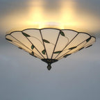 16 Inch Tiffany Style Stained Glass Ceiling Light