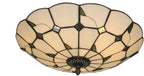 16 Inch Tiffany Style Stained Glass Ceiling Light