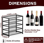 16 Inch Wine Rack with Light LED Liquor