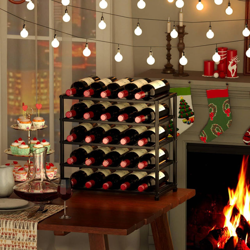 16 Inch Wine Rack with Light LED Liquor