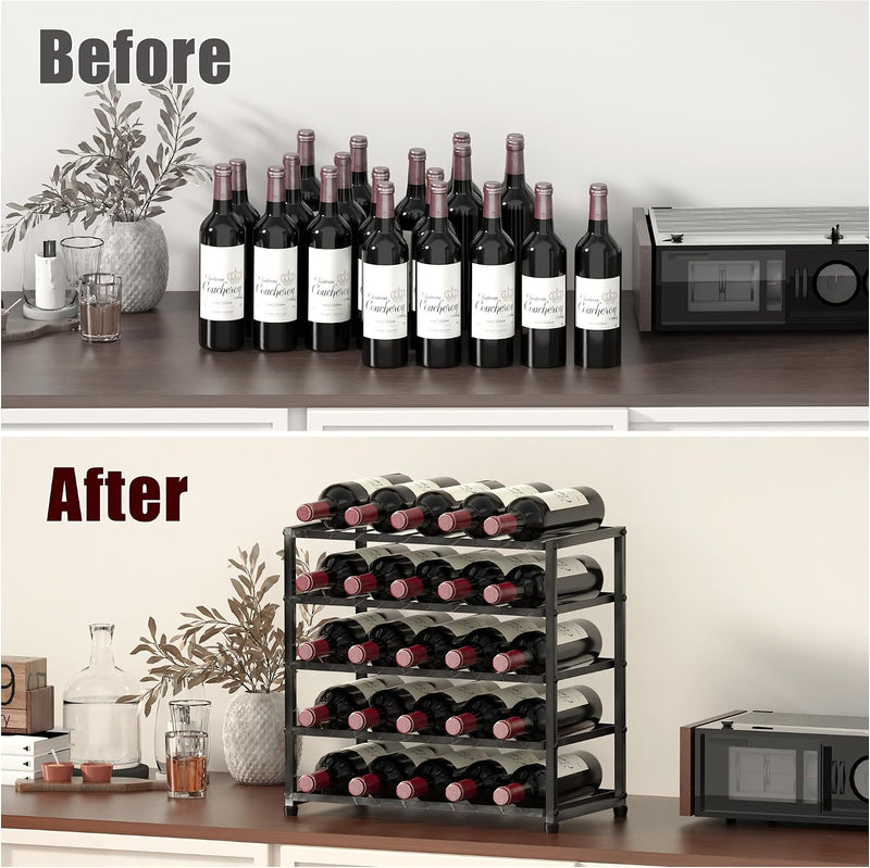 16 Inch Wine Rack with Light LED Liquor