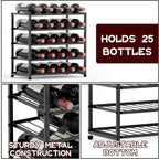 16 Inch Wine Rack with Light LED Liquor