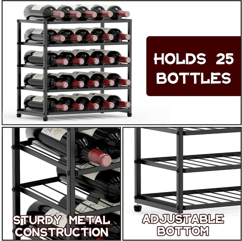 16 Inch Wine Rack with Light LED Liquor