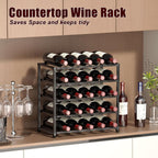 16 Inch Wine Rack with Light LED Liquor