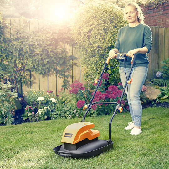 1600W 33CM Hover Mower Non-Collect Corded Powerful Mulching