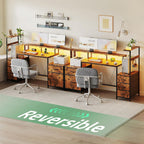 160CM Computer Desk with Printer Stand and Storage