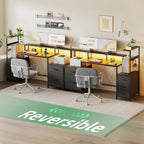 160CM Computer Desk with Printer Stand and Storage