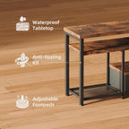 160CM TV Stand Cabinet Unit with Charging Station
