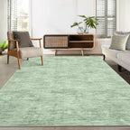 Modern Solid Rug Living Room Washable