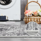 Modern Solid Rug Living Room Washable