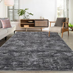 Modern Solid Rug Living Room Washable