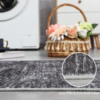 Modern Solid Rug Living Room Washable