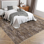 Modern Solid Rug Living Room Washable