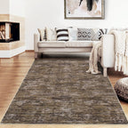 Modern Solid Rug Living Room Washable