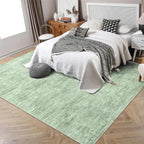 Modern Solid Rug Living Room Washable