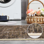Modern Solid Rug Living Room Washable