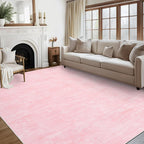 Modern Solid Rug Living Room Washable
