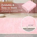 Modern Solid Rug Living Room Washable