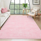 Modern Solid Rug Living Room Washable