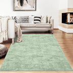 Modern Solid Rug Living Room Washable