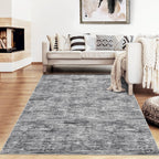 Modern Solid Rug Living Room Washable