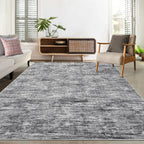 Modern Solid Rug Living Room Washable