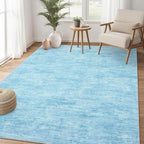 Modern Solid Rug Living Room Washable