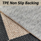 160x230CM Washable Rugs Living Room Non Slip Area