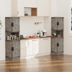 165CM Tall Corner Storage Cabinet with Barn Doors