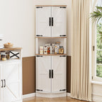 165CM Tall Corner Storage Cabinet with Barn Doors