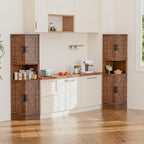 165CM Tall Corner Storage Cabinet with Barn Doors