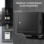 166 Position Key Cabinet Wall Mounted Steel Lock