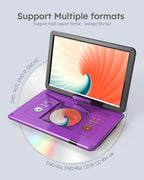 17.5'' Portable Dvd Player with 15.6" Large HD