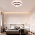 17.7in Crystal Flush Mount Ceiling Light 48W 6000K